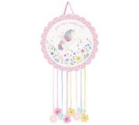 OH YEAH - Piñata de Cumpleaños Grande Unicornios Mágicos de Ø 42 cm - Decoración Fiestas Infantiles Niño y Niña - Piñatas Grandes para Rellenar con Juguetes y chuches - FÁCIL DE RELLENAR