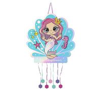 OH YEAH - Piñata de Cumpleaños Sirena Grande - Decoración Fiestas Infantiles Niño y Niña - Piñatas Grandes para Rellenar con Juguetes y chuches - FÁCIL DE RELLENAR