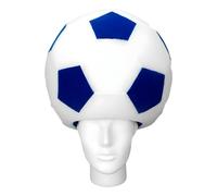 OH YEAH - Sombrero de Foam Gigantes Balón de Fútbol - 29 cm de alto x 31 cm de largo - Accesorios Originales - Hora Loca - Disfraces - Bodas - Eventos Temáticos - PELUCAS FOAM GRANDES