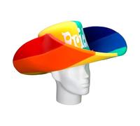 OH YEAH - Sombrero de Foam Gigantes Cowboy Pride - 20 cm de alto x 58 cm de largo - Accesorios Originales - Hora Loca - Disfraces - Bodas - Eventos Temáticos - PELUCAS FOAM GRANDES