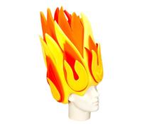 OH YEAH - Sombrero de Foam Gigantes Llamas Fuego - 45 cm de alto x 23 cm de largo - Accesorios Originales - Hora Loca - Disfraces - Bodas - Eventos Temáticos - PELUCAS FOAM GRANDES