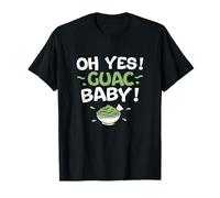 Oh Yeas Guac Baby Funny Aguacate Guacamole Un Amante de la Comida Vegana Camiseta