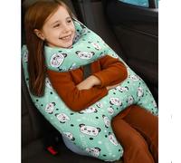 OHAANYY Almohada Viaje para Niños, Almohada Coche Niños, Desmontable y Lavable a Máquina, Algodón, Cómodo, Diseño Forma de H, Regalo Ideal para Viajes Coche