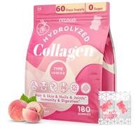 OHaboth Gomitas de colágeno para mujer, péptidos de colágeno hidrolizados tipo I, II, III, V, X, 0 azúcar, gomitas de colágeno para piel, arrugas, cabello, uñas, salud digestiva e inmunológica