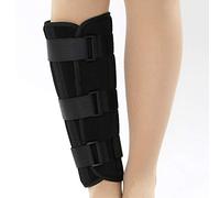OHaGin Soporte para pantorrilla con vástago, soporte para férula nocturna, ortesis para fractura de tibia y peroné, correa de fijación ajustable externa, funda protectora para cinturón (derecha peq
