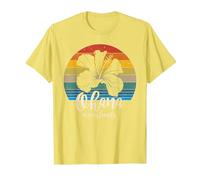 Ohana Significa Familia Camiseta Vintage Hawaiana T-Shirt Regalos Camiseta, Hombre, Limón, XL
