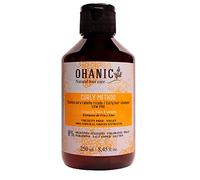 OHANIC Curly Method (250) champú para cabello rizado, profesional, vegano y cruelty free, sin sulfatos, cuidado del cabello rizado con extractos naturales de Raisin y lino.