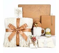 OHATOS Regalos de cuidado personal para mujeres, paquete de cuidado para mujeres, cesta de regalo de cumpleaños para mejor amiga, hermana, mamá, juego de regalo acogedor, regalos relajantes para niñas