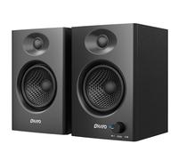 OHAYO 60W Altavoces autoamplificados, Bluetooth 5.3 y múltiples entradas (USB/RCA/AUX). Ideales para Gaming inmersivo en PC, música, DJ y Tocadiscos. Sistema estéreo 2.0 para Escritorio, 1 par, Negro