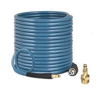 OHAYORI 15M Manguera de Repuesto de alta presión para Kärcher K2 K3 K4 K5 K6 K7, 3600PSI Súper Flexible Bayoneta de Clic a M22-14mm Manguera de Extensión, Accesorio para Hidrolimpiadoras Karcher