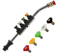 OHAYORI Dirt Blaster - Lanza de potencia para Karcher K2 K3 K4 K5 K6 K7, varita de extensión de lavado a chorro con 5 boquillas de repuesto, pistola de lavado a presión, accesorio limpiador de varilla