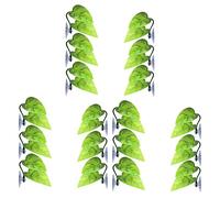 Ohewiiuk 18 Piezas de Juguetes de Hamaca, FáBrica de Plástico de Acuarios para Accesorios Habitat