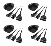 Ohewiiuk 4X Conjunto de Herramienta de Colorear el Cabello Cepillos de Peine Tazon de Tinte de Color de Pelo