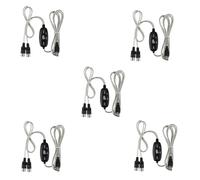 Ohewiiuk 5X Adaptador de Convertidor de Cable MIDI una USB Adaptador de Teclado de PC una Sintetizador Music Music Studio