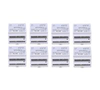 Ohewiiuk 8X Din Fuente de Alimentacion de Carril 60W 12V Ac Dc Convertidor -60-12 Fuente de Alimentacion 12V 60W