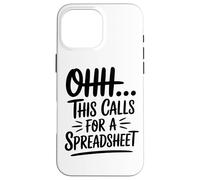 Ohh, Esto Requiere Una Cita Divertida De Hoja De Cálculo Carcasa para iPhone 16 Pro MAX