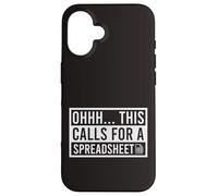 Ohhh.. Esto Requiere una Hoja de cálculo Carcasa para iPhone 16