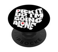 Ohio Euchre Pick It Up I'm Going Alone - Juego de Cartas PopSockets PopGrip Adhesivo