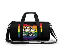 Ohio Gay Pride - Bolsa de deporte para gimnasio, viajes, ligera, para fin de semana, para hombres y mujeres, Estilo:, 17.7in/9in/9in, MHXYZHW