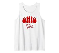 Ohio Girl, Cute Midwest Pride State Home Fun Camiseta sin Mangas