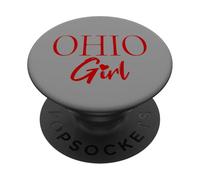 Ohio Girl, Cute Midwest Pride State Home Fun PopSockets PopGrip Adhesivo