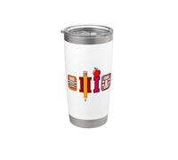 Ohio Pride Back To School Student Teacher Vaso térmico de acero inoxidable de doble pared