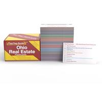Ohio Real Estate Exam Prep Study Cards: Ohio Real Estate License Prep 2025-2026 with Practice Test Questions [Full Color Cards]
