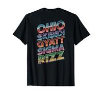 Ohio Skibidi Rizz Dad Funny Internet Meme Cita (ART BACK) Camiseta