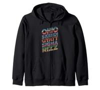 Ohio Skibidi Rizz Dad Funny Internet Meme Cita Tipografía Sudadera con Capucha