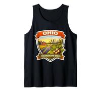 Ohio The Buckeye State Souvenir Memorabilia Visitante Orgulloso Camiseta sin Mangas