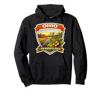 Ohio The Buckeye State Souvenir Memorabilia Visitante Orgulloso Sudadera con Capucha