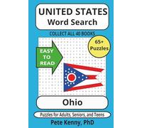 Ohio Word Search Puzzle Book: Historical Cities and Towns of the Buckeye State in Easy to Read Print! (Part of a Collection of ALL 50 states in 40 ... America Word Search Puzzle Books Collection)