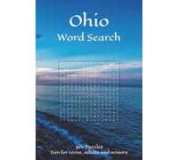 Ohio Word Search: Word Searches with Easy to Read Print about Ohio’s cities, landmarks, culture, and more | 6x9 inches, 110 pages | 50+ ... birthdays, puzzle fans and Ohio enthusiasts