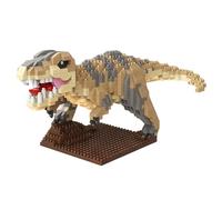 OHiZVZV 870 piezas de micro piedras T-Rex, Tyrannosaurus rex como réplica realista, complejo proyecto de bricolaje para avanzados, regalo educativo, juguete de construcción para adultos