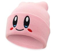 Ohjijinn Gorro de Anime, Color Rosa, Lindo Gorro de Punto Kawaii, Divertido Gorro de Invierno, B, Talla única