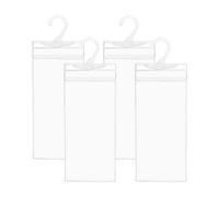 Ohleats 4 soportes para carteles de discapacidad para automóvil, cubierta protectora transparente para permiso de estacionamiento de discapacitados, soporte para carteles con colgador de plástico