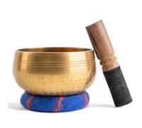 Ohm Store Juego de cuencos tibetanos de 4 pulgadas, cuenco de sonido de meditación hecho a mano en Nepal para yoga, curación de chakras, atención plena y alivio del estrés