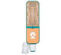 Ohma World Motif Ribbon Teal & Apricot