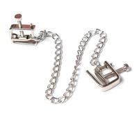 Ohmama Fetish Pinzas Metalicas Tornillo Con Cadena