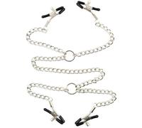 OHMAMA Fetish Pinzas Para Pezones Con Cadenas - Estimulación Sensual Para Una Experiencia Única