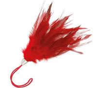 OHMAMA FETISH PLUMA ESTIMULADORA ROJA 13 CM