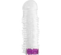 Ohmama Funda Pene Texturada Con Bala Vibradora 13 Cm