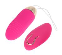 OHMAMA Huevo Control Remoto Rosa - Juguete Discreto Con Diez Modos Para Placer Compartido
