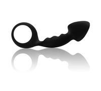 Ohmama - plug anal acanalado con anilla