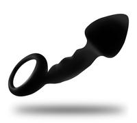 Ohmama - plug anal acanalado con anilla