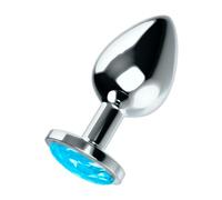 OHMAMA PLUG ANAL CON CRISTAL AZUL L