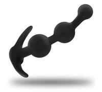 OHMAMA Plug Anal De Silicona Curvado 13 Cm - Diseño Ergonómico Para Estimulación Placentera