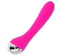 OHMAMA Vibrador Flexible 19 CM - Estimulador Recargable Con 10 Modos de Vibración
