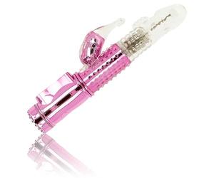 OHMAMA VIBRATORS OHMAMA - Vibrador con función de rotación y estimulador de clítoris