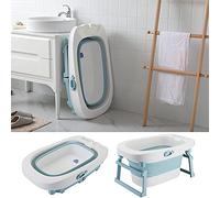 OHMG Bañera plegable para bebés Bañera de bebé,Bañera de viaje portátil antideslizante,Plato de ducha para recién nacidos niños pequeños,Bañera portátil para bebés,Bañera de bebé con taburetes